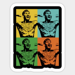 The Blessed Man Max Holloway Sticker